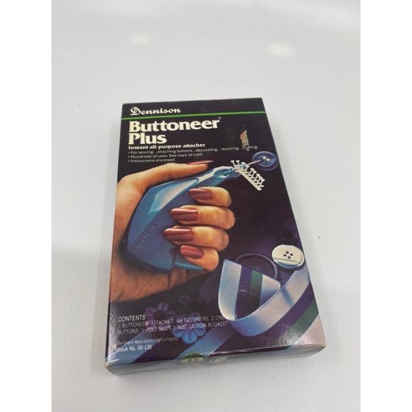 Vintage Dennison Buttoneer Plus 00-130 All Purpose Attacher - Picture 2 of 8